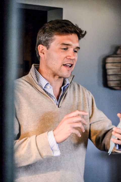 Motivation Speech: Lürssen's Philipp von Arnim called for dialogue and bridge-building for career changers. | f.