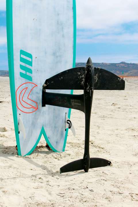   AHD Sealion Wings: The high forces during foiling are not transferred to the propeller, as is sometimes the case with other designs.