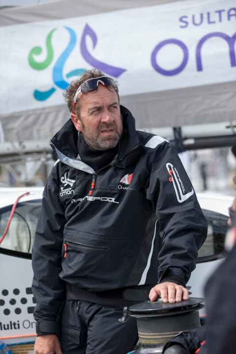   On duty as navigator: Tim Kröger Oman Sail