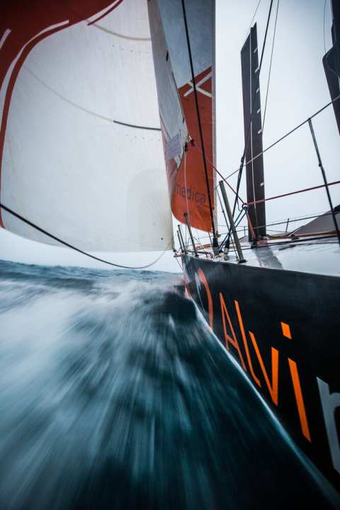  Zügig unterwegs: Das US-Team Alvimedica
