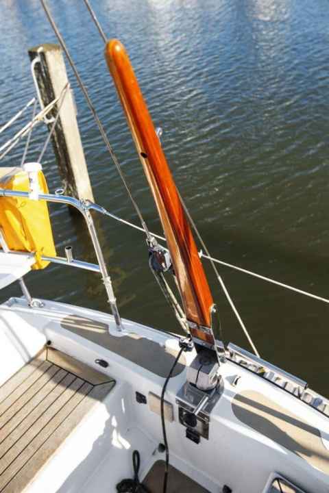   Knocked out: The rudder bearing was defective and therefore stiff. A replacement was urgently needed.