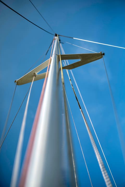 YACHT Story - The special boat, "FLANEUR", a tuned F82R trimaran from 2007 by owner Andre Bätz from the Rhineland.