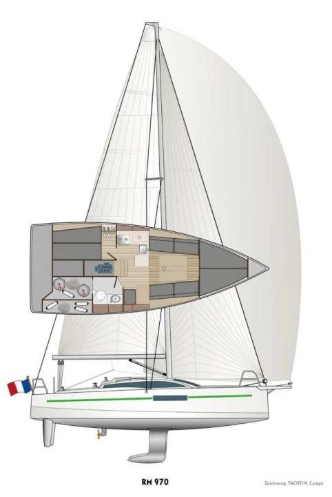   Disegno della crepa dell'RM 970