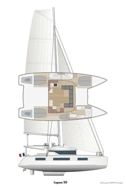   Disegno della crepa Lagoon 50