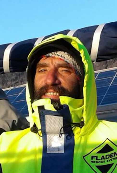   Lo skipper della "Anahita", l'argentino Pablo David Saad