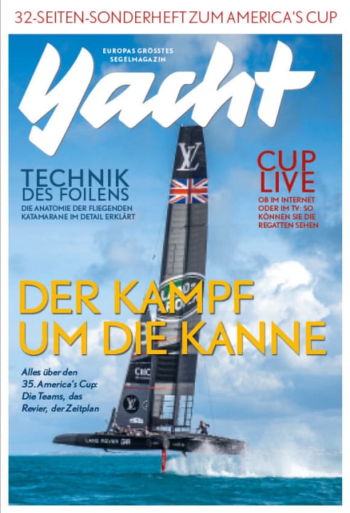   La copertina dello speciale sull'America's Cup