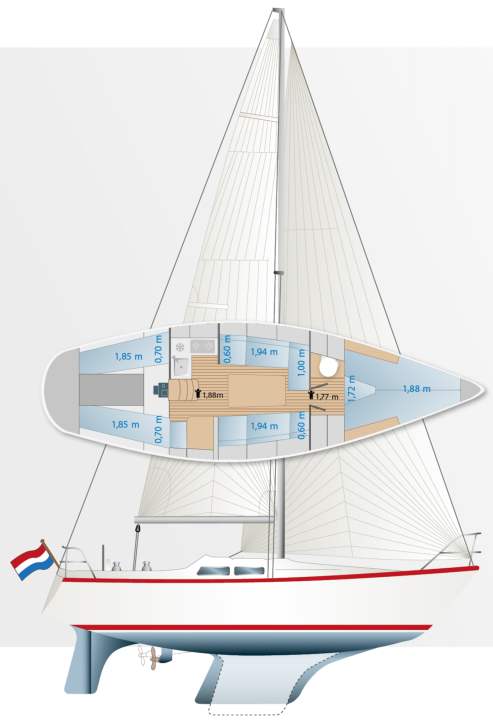 Space for four, better for two: the layout of the AK version offers sleeping space for four adults. It's already comfortable for two