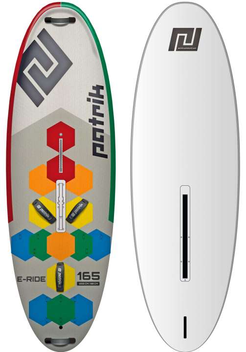 Beginners learn the correct stance position with coloured markings. Red and green rails also help you keep an overview of the right of way.