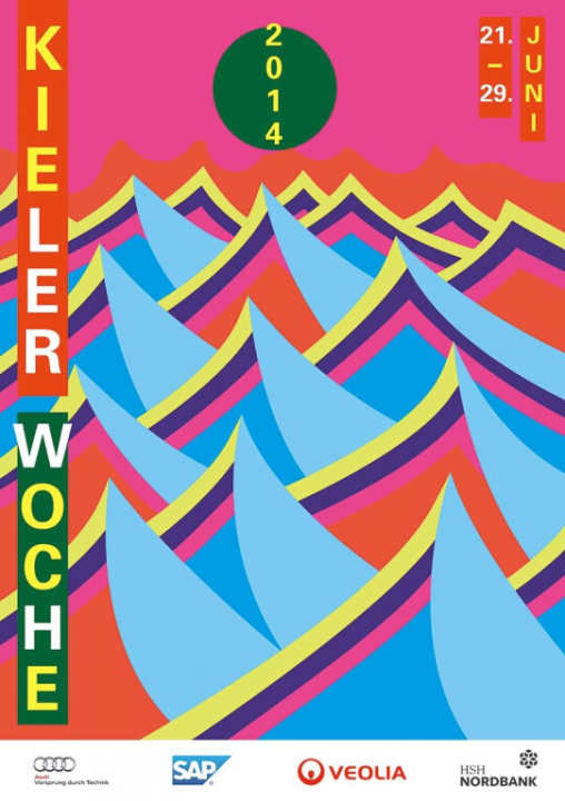   Ausschnitt aus dem Kieler-Woche Plakat 2014