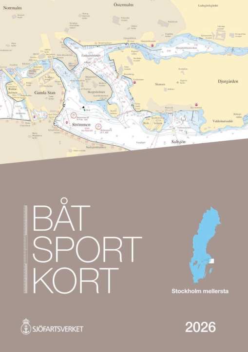 Cartes officielles des bateaux de plaisance du Sjöfartsverket.