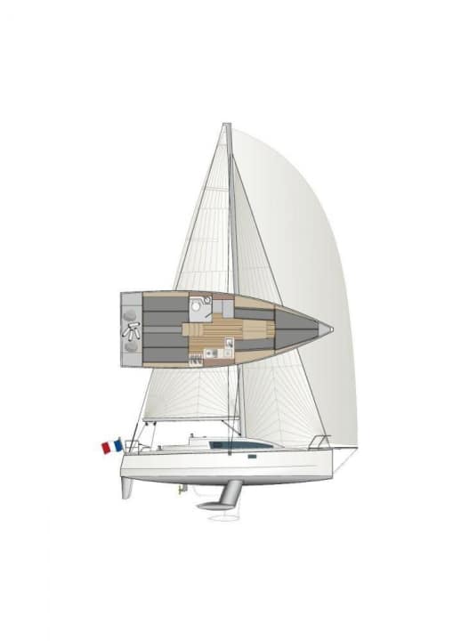   Dessin de la fissure de la Django 9.80