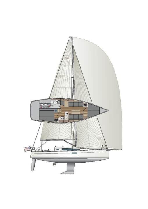   Crack drawing of the J 112 E