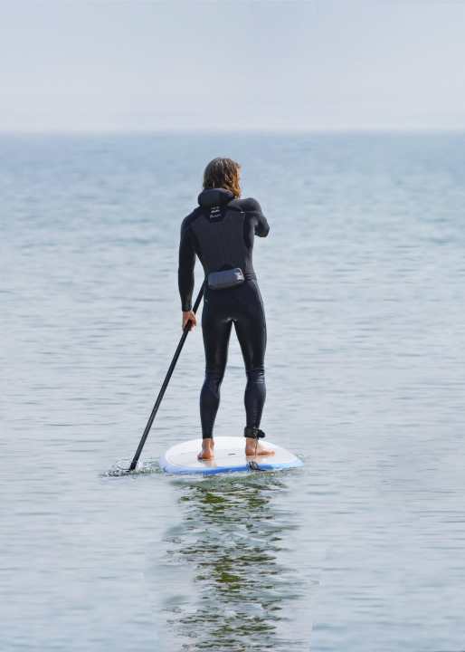 Beim Paddeln stört die Spinlock Alto nicht wirklich.
