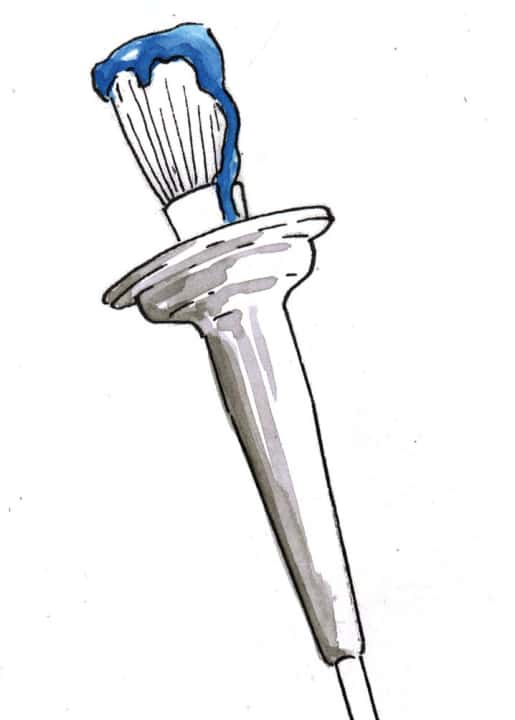 Winter storage colour spill