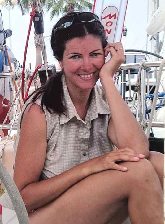 Maxi Biewer on board her Valiant 40