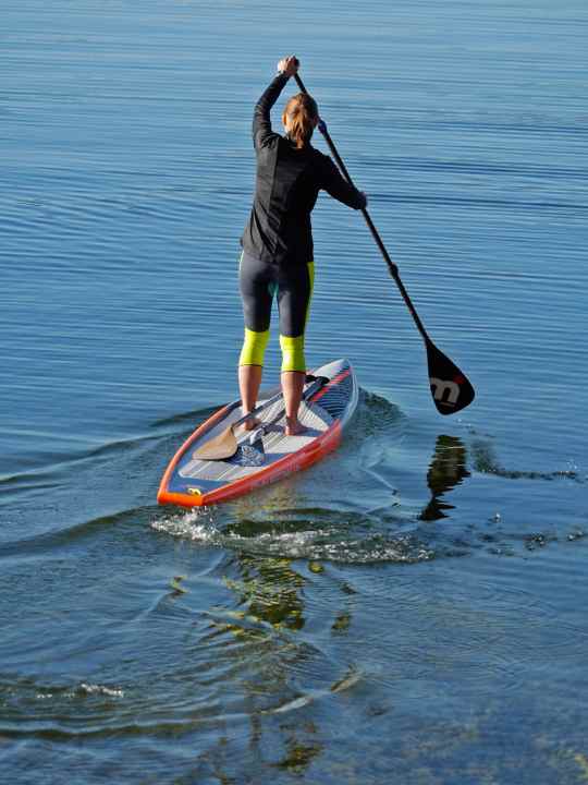 There are two paddles on the board for quick changes during testing.