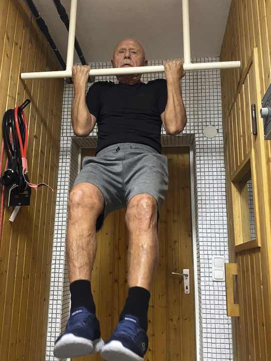 Keine Chance für den inneren Schweinehund – der bekommt von Heiner täglich einen kräftigen Tritt in den Hintern.