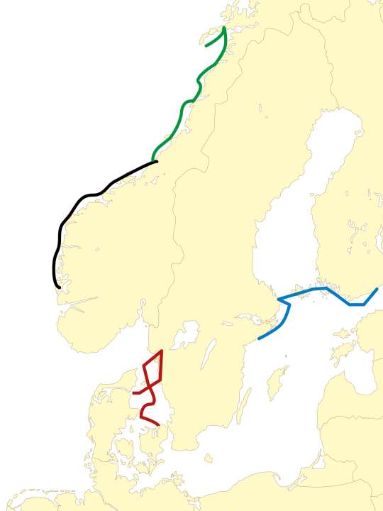 L'archeologo Greer Jarrett ha navigato per oltre 20 brevi viaggi e quattro spedizioni: alle Isole Lofoten oltre il Circolo Polare Artico e a Bergen. Ha esplorato il Kattegat tra la terraferma, Læsø, Anholt e Zealand. Non raggiunse la meta di Haithabu sullo Schlei. Da Stensund, sulla costa orientale svedese, raggiunse infine Hanko in Finlandia.