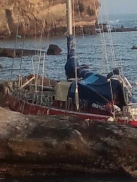   "Freydis II" nella sua situazione disperata