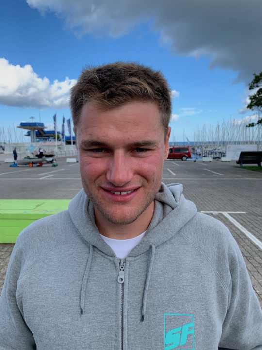   "Sportsfreund" helmsman Gordon Nickel