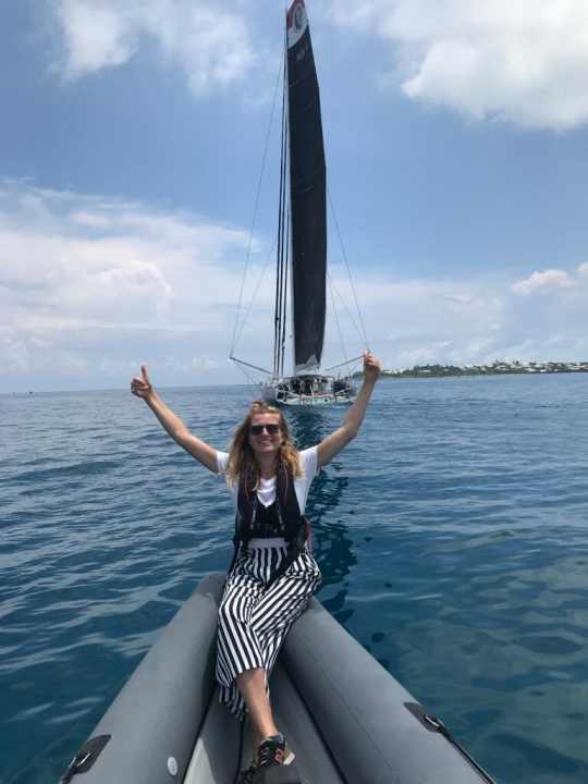   Pour Birte Lorenzen-Herrmann, c'est parti - elle croise les doigts pour son mari Boris