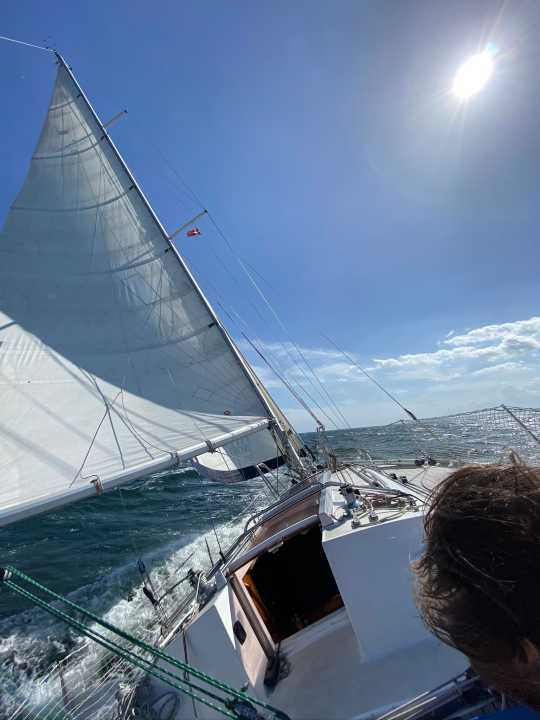   Du soleil et une belle brise, que demander de plus !