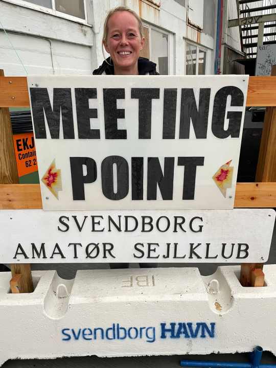   YACHT-Reporterin Karolina Meyer-Schilf in Svendborg am Treffpunkt für die Silverrudder-Flotte