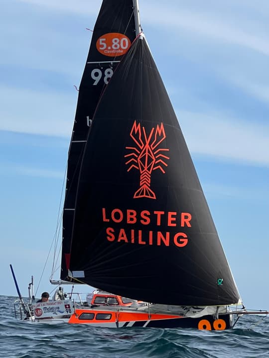   Severin Hummer auf seiner "Shrimp"