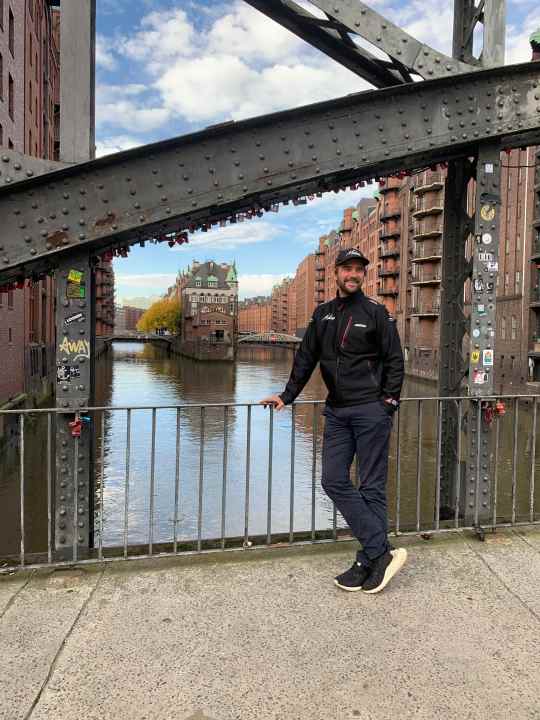   In his element in Hamburg: Boris Herrmann lives and works in HafenCity