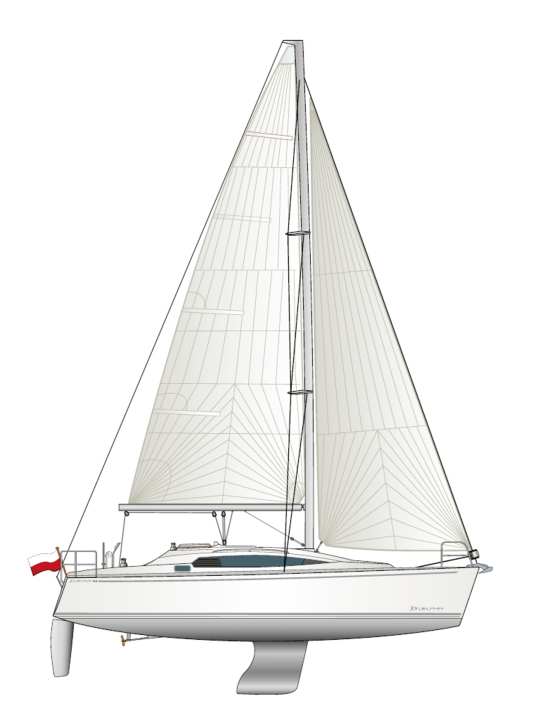 Delphia 34. progettista: Andrzej Skrzat | disegno: YACHT