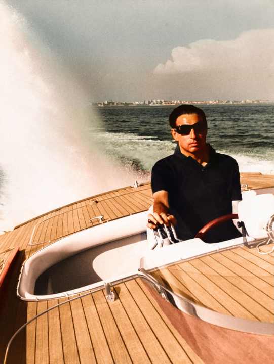 Sovereign: Sonny Levi testing Gianni Agnelli's "G. Cinquanta". | ".