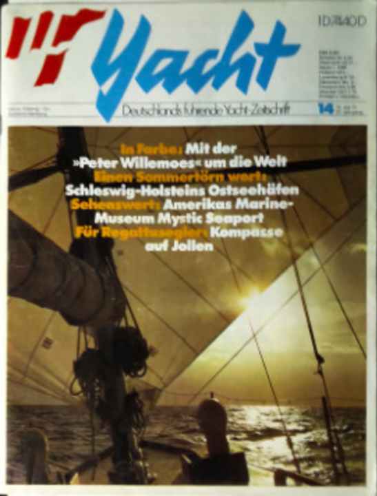   Il viaggio sulla copertina di YACHT n. 14 nel 1976