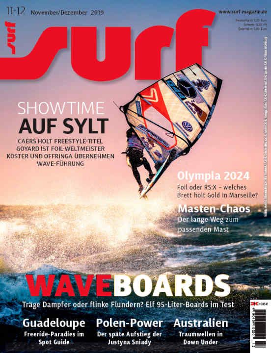   You can read this article or the entire SURF 11-12/2019 issue in the SURF app (<a href="https://itunes.apple.com/de/app/surf/id761387049?mt=8" rel="noopener noreferrer">iTunes</a> and <a href="https://play.google.com/store/apps/details?id=de.deliusklasing.surf" rel="noopener noreferrer">Google Play</a> ) - the print edition is available <a href="https://www.delius-klasing.de/surf-11-12-2019-sur-2019-12" target="_blank" rel="noopener noreferrer nofollow">here</a>.
