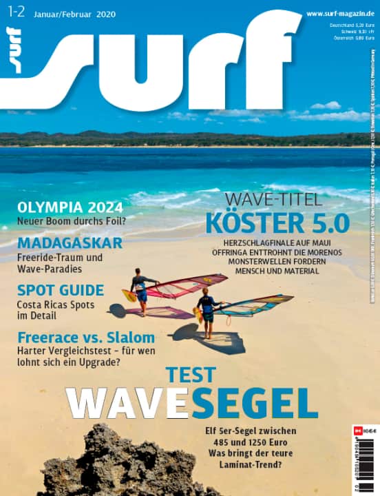 Diesen Artikel bzw. die gesamte Ausgabe SURF 1-2/2020 können Sie in der SURF App (<a href="https://itunes.apple.com/de/app/surf/id761387049?mt=8"  rel="noopener noreferrer">iTunes</a>  und <a href="https://play.google.com/store/apps/details?id=de.deliusklasing.surf"  rel="noopener noreferrer">Google Play</a> ) lesen – die Print-Ausgabe erhalten Sie <a href="https://www.delius-klasing.de/surf-01-02-2020-sur-2020-02" target="_blank" rel="noopener noreferrer nofollow">hier</a> .