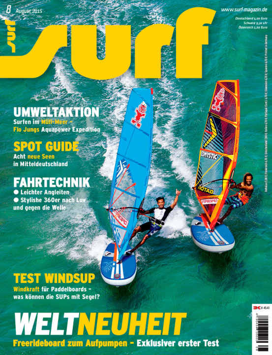   Diesen Artikel bzw. die gesamte Ausgabe SURF 8/2015 können Sie in der SURF App (iTunes und Google Play) lesen oder die Ausgabe im DK-Shop nachbestellen. 