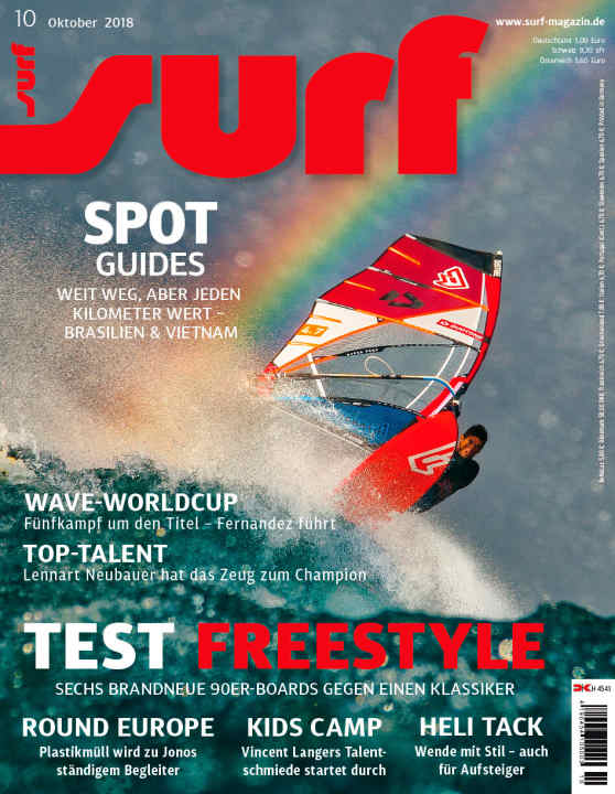 Diesen Artikel bzw. die gesamte Ausgabe SURF 10/2018 können Sie in der SURF App (<a href="https://itunes.apple.com/de/app/surf/id761387049?mt=8"  rel="noopener noreferrer">iTunes</a>  und <a href="https://play.google.com/store/apps/details?id=de.deliusklasing.surf"  rel="noopener noreferrer">Google Play</a> ) lesen – die Print-Ausgabe erhalten Sie <a href="https://https//www.delius-klasing.de/surf-10-2018-sur-2018-10" target="_blank" rel="noopener noreferrer nofollow">hier</a> .