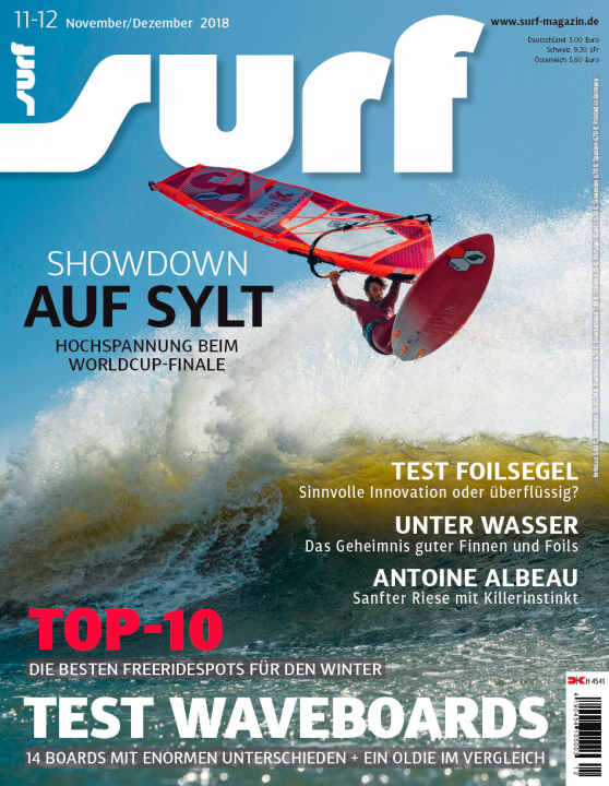 You can read this article and the entire SURF 11-12/2018 issue in the SURF app (<a href="https://itunes.apple.com/de/app/surf/id761387049?mt=8" rel="noopener noreferrer">iTunes</a> and <a href="https://play.google.com/store/apps/details?id=de.deliusklasing.surf" rel="noopener noreferrer">Google Play</a> ) - the print edition is available <a href="https://www.delius-klasing.de/surf-11-12-2018-sur-2018-12" target="_blank" rel="noopener noreferrer nofollow">here</a>.