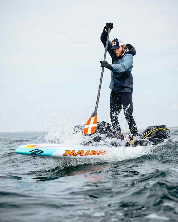 Casper Steinfath at the "finish sprint" | Red Bull Media House / Kasper Bøttern
