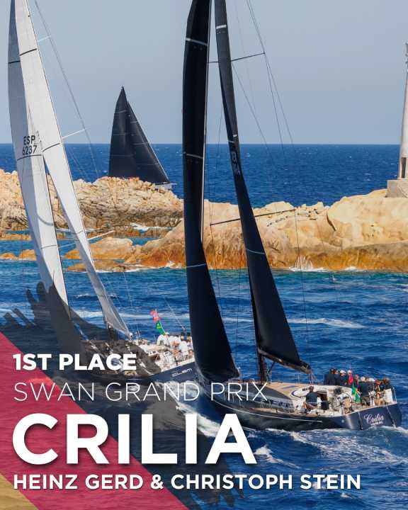 Une affiche de champion a été dédiée à chaque bateau vainqueur - ici, celle de l'équipage du "Crilia".