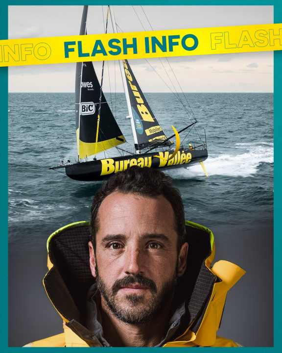 Der K.o.-Schlag kam für Louis Burton am 12. November – drei Tage nach dem Start – mit dem Mastbruch