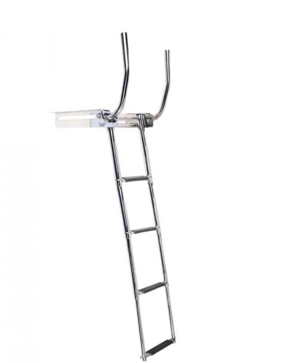   Hier die vierstufige Variante, vollständig ausgeklappt