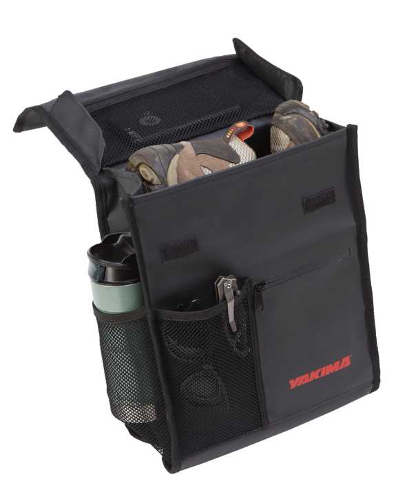 ... or a bag for dirty shoes for fastening outside the tent.