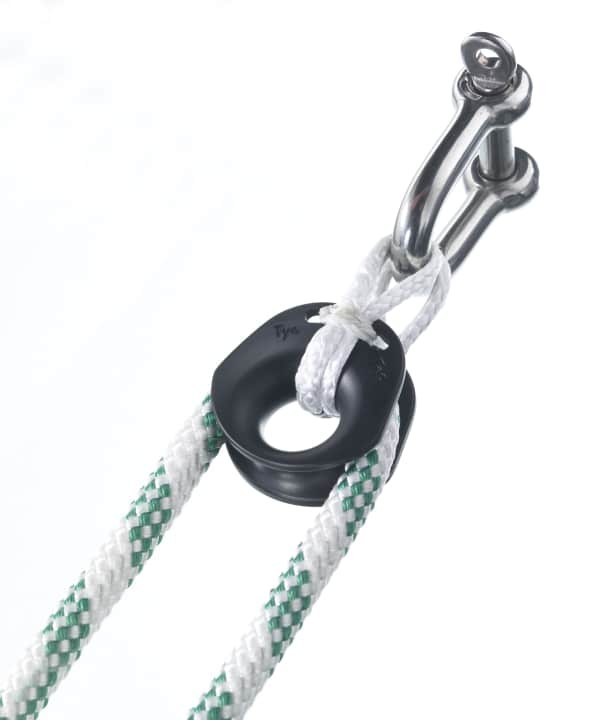   NMP block from Tyetec: The line glides instead of rolling