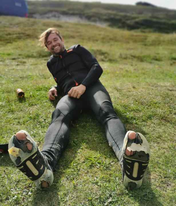 Oli Maier ist oftmals als Test-Fotograf dabei - und selber ein hervorragender Windsurfer