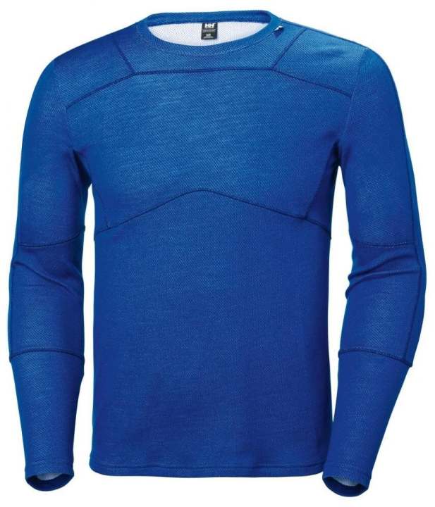   L'intimo termico deve essere tagliato vicino al corpo ma non deve limitare la libertà di movimento. Ecco un modello in lana merino di Helly Hansen