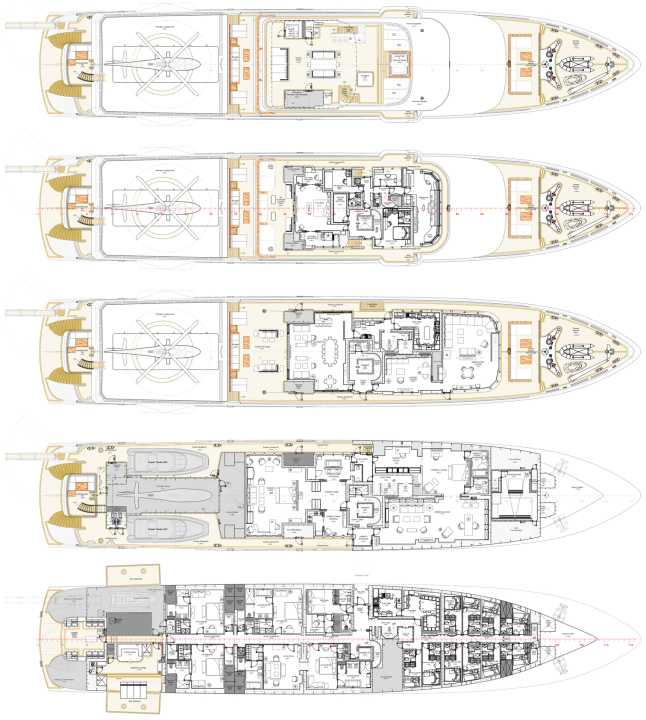 Viel Raum: Der Eigner reservierte das Hauptdeck für sich. Gäste und Crew schlafen auf dem Unterdeck. VIPs dürfen auf dem Brückendeck nächtigen.