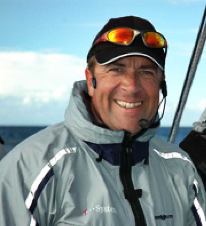   In action during Kiel Week on "Musandam-Oman-Sail": Tim Kröger