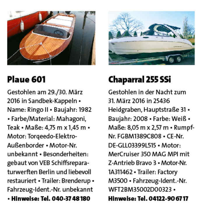   Fahndungsliste Mai 2016