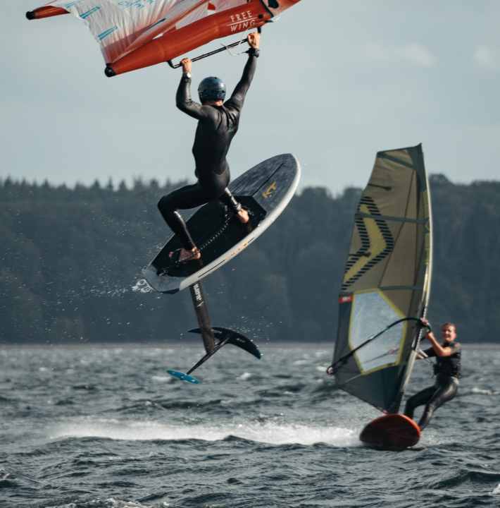 Egal ob mit Wing oder Segel - beim 1001 Grad Girls Camp hatten alle ihren Spaß