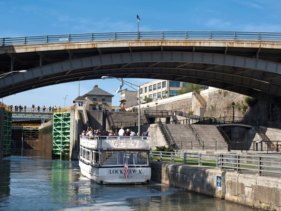 The Grand Canal - Erie Canal in New York